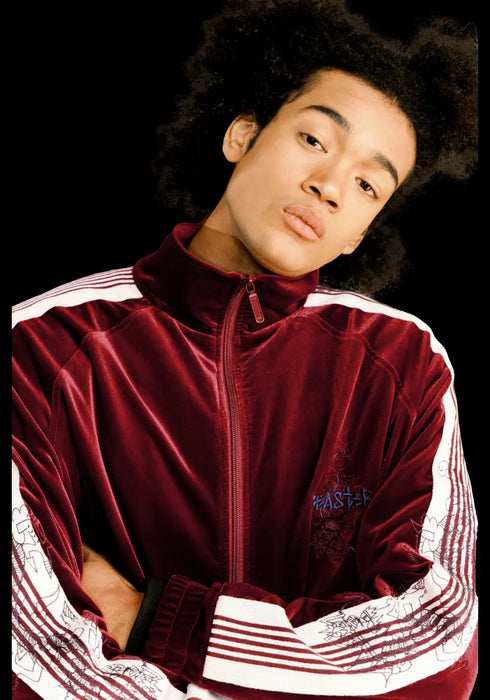 Velvet Knitted Loong Jacket
